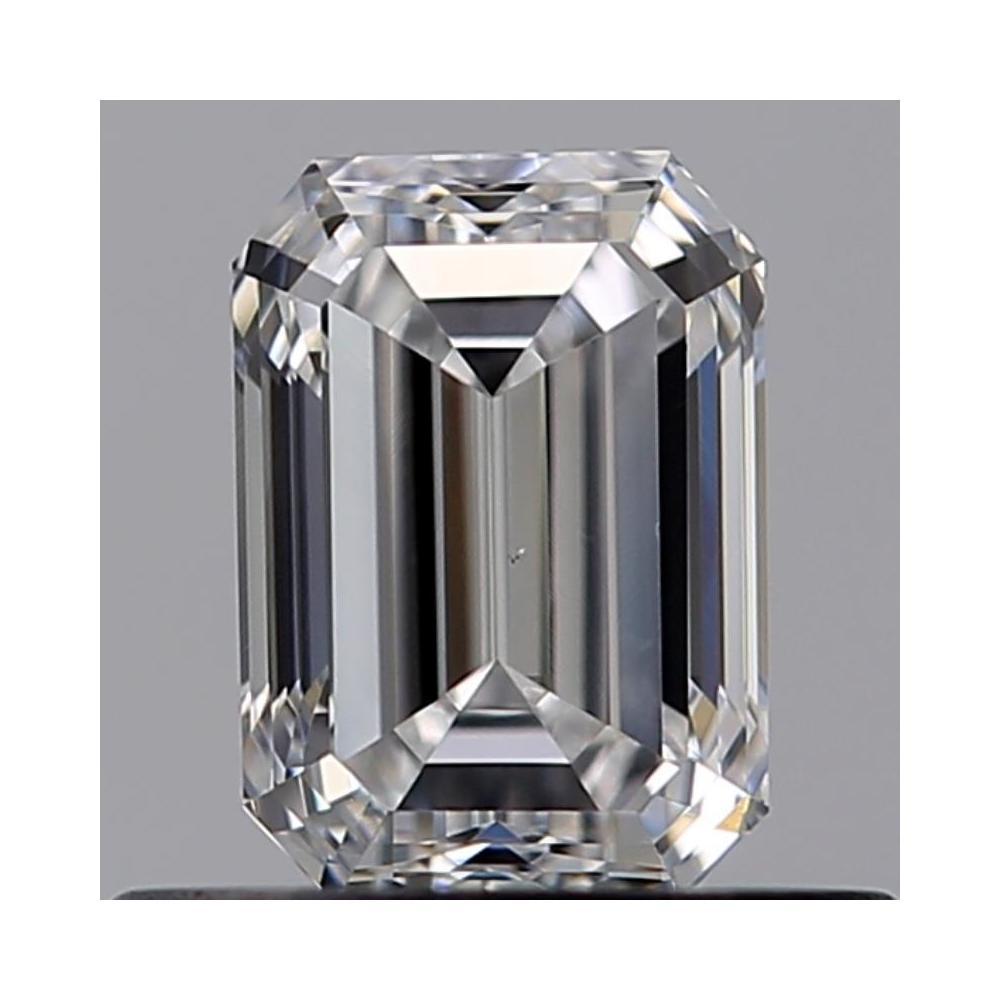 0.50 Carat Emerald Loose Diamond, D, VS1, Excellent, GIA Certified