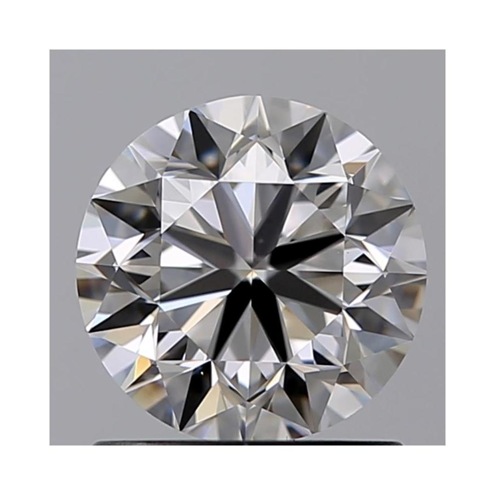 1.00 Carat Round Loose Diamond, H, VS1, Very Good, GIA Certified