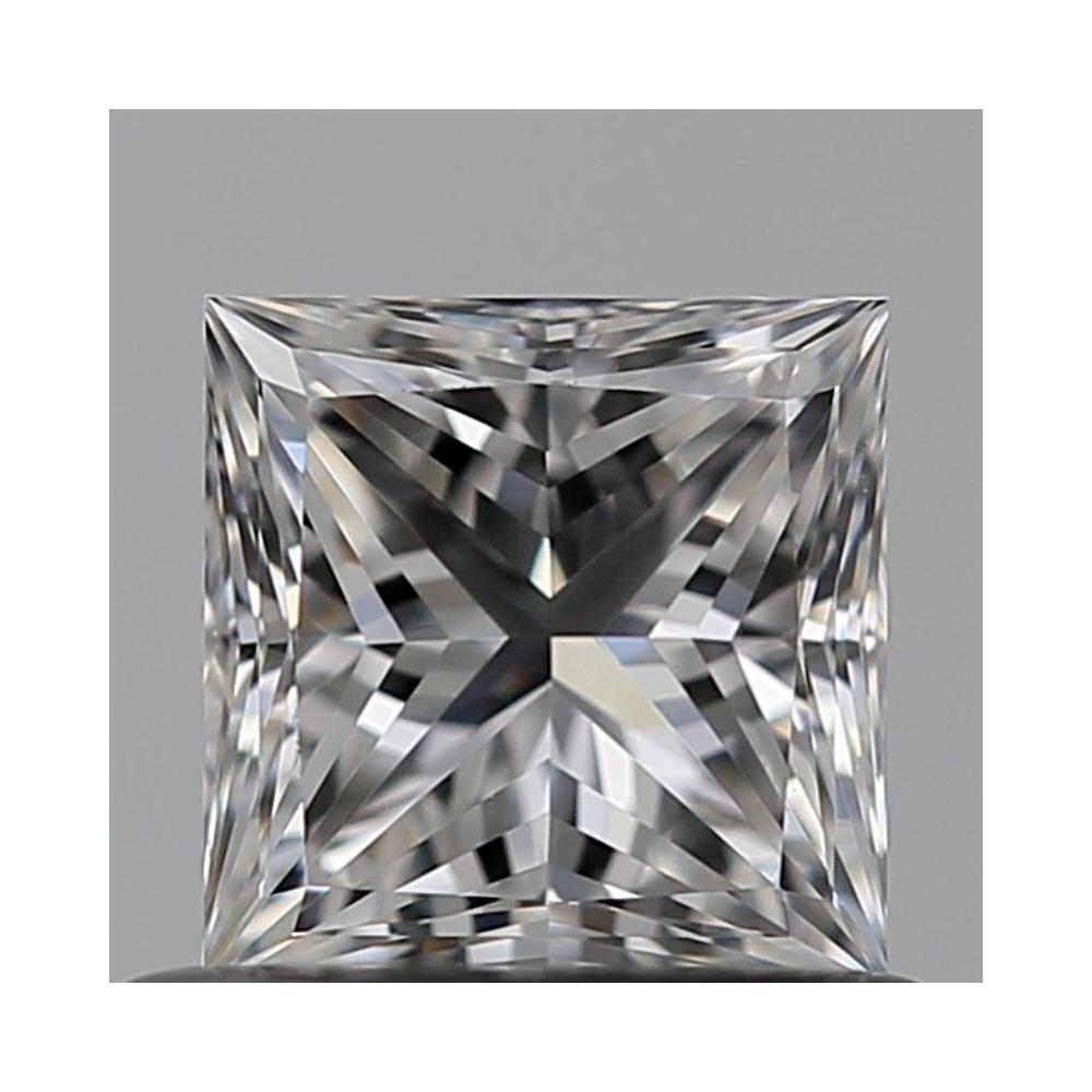 0.53 Carat Princess Loose Diamond, E, VS1, Ideal, GIA Certified | Thumbnail