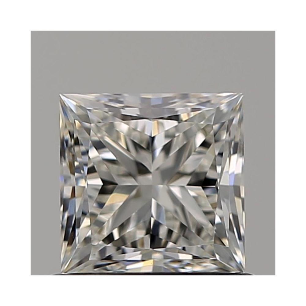 0.74 Carat Princess Loose Diamond, H, VVS1, Super Ideal, GIA Certified