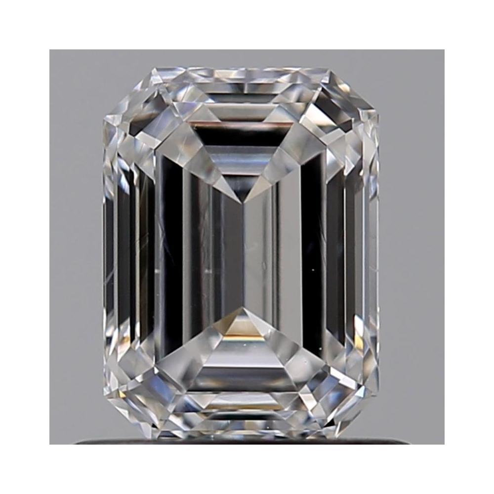 0.77 Carat Emerald Loose Diamond, D, VS1, Ideal, GIA Certified | Thumbnail