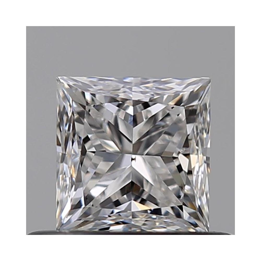 0.52 Carat Princess Loose Diamond, E, SI1, Very Good, GIA Certified | Thumbnail