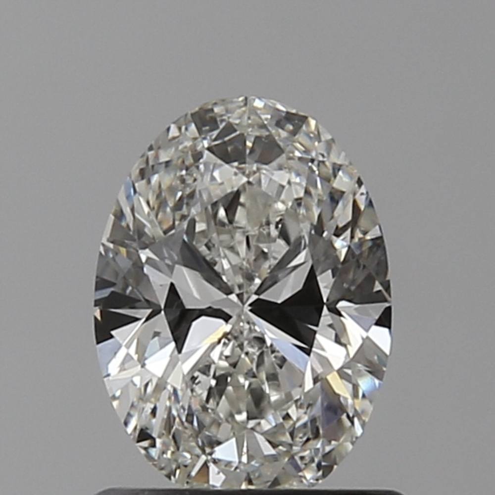 0.90 Carat Oval Loose Diamond, H, SI1, Ideal, GIA Certified | Thumbnail