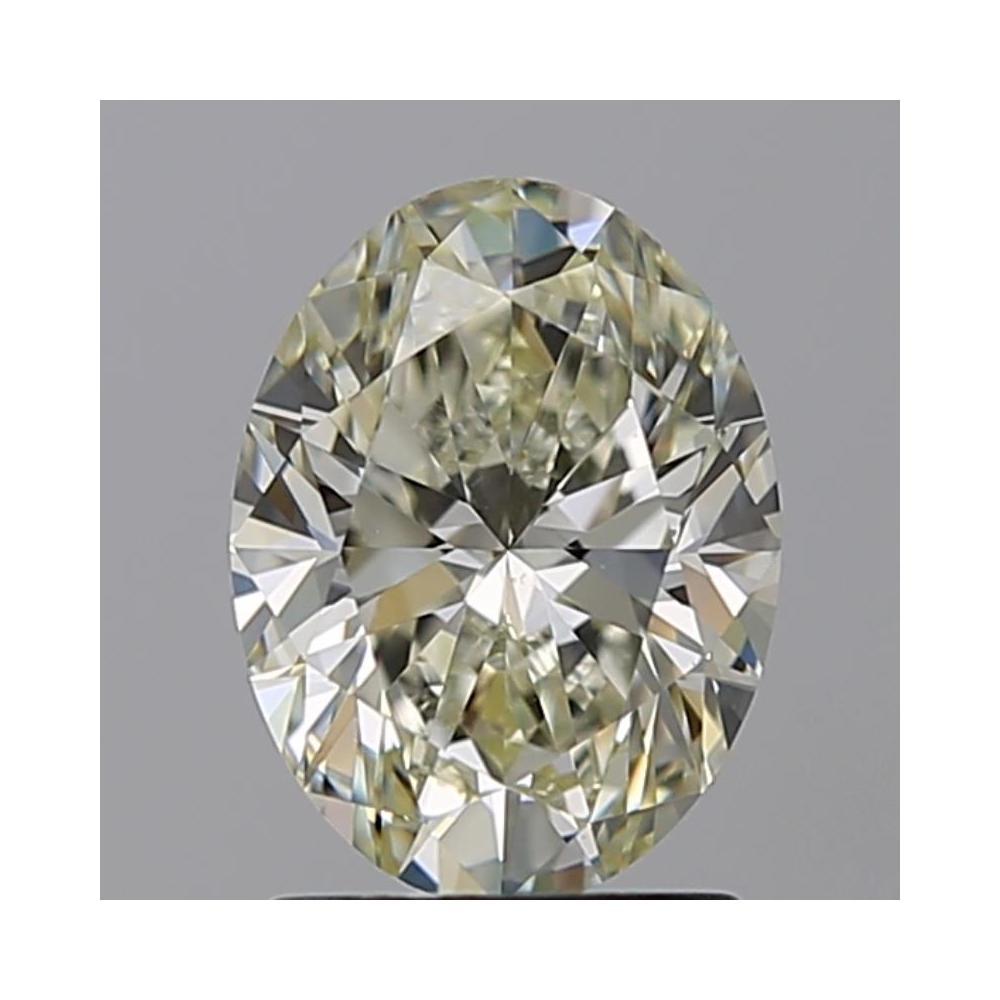 1.51 Carat Oval Loose Diamond, L, VVS2, Ideal, GIA Certified