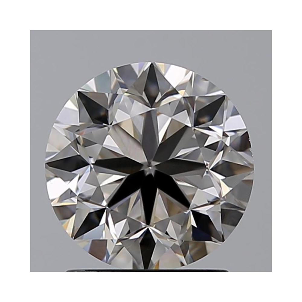 1.50 Carat Round Loose Diamond, K, VS2, Very Good, GIA Certified | Thumbnail
