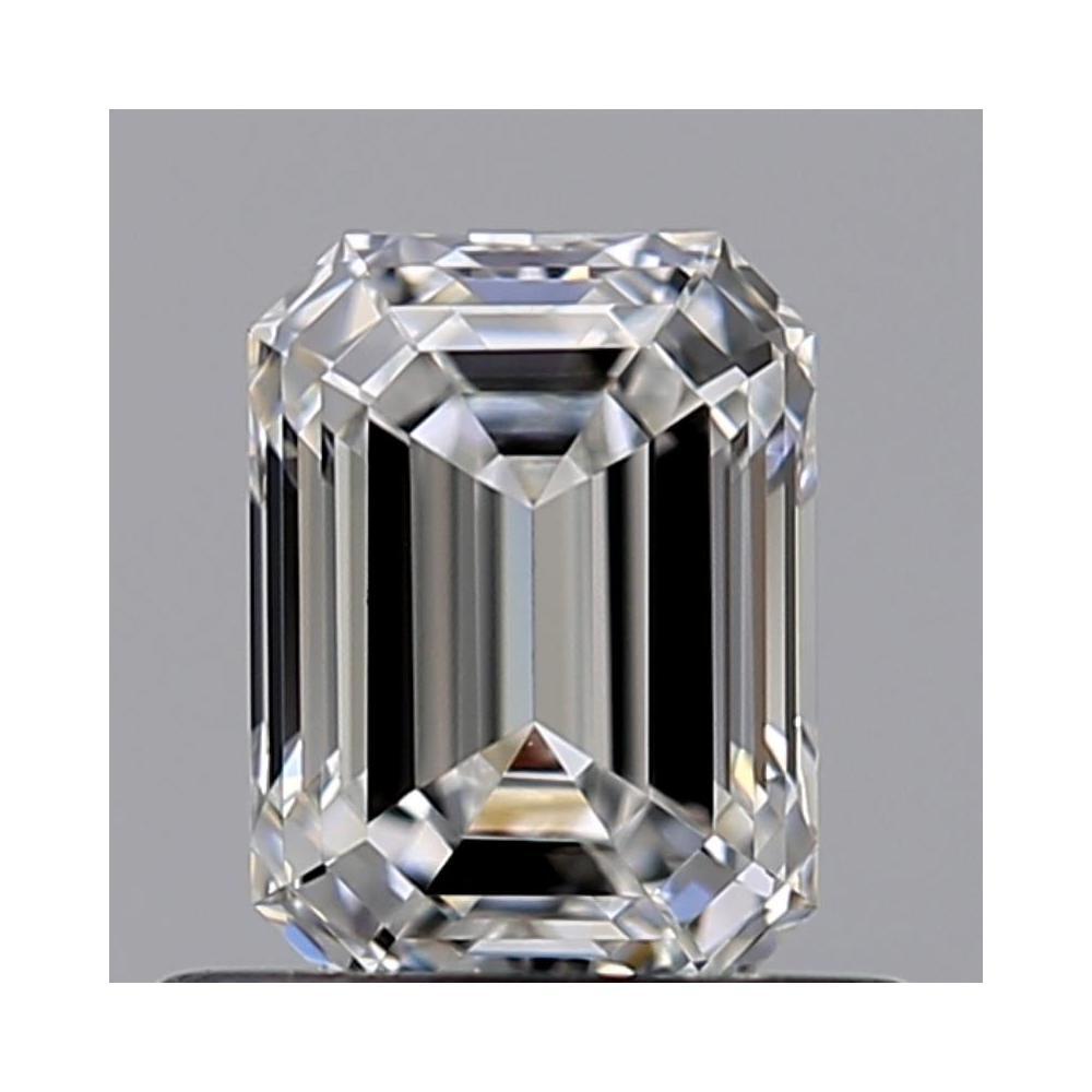 0.61 Carat Emerald Loose Diamond, F, IF, Super Ideal, GIA Certified | Thumbnail