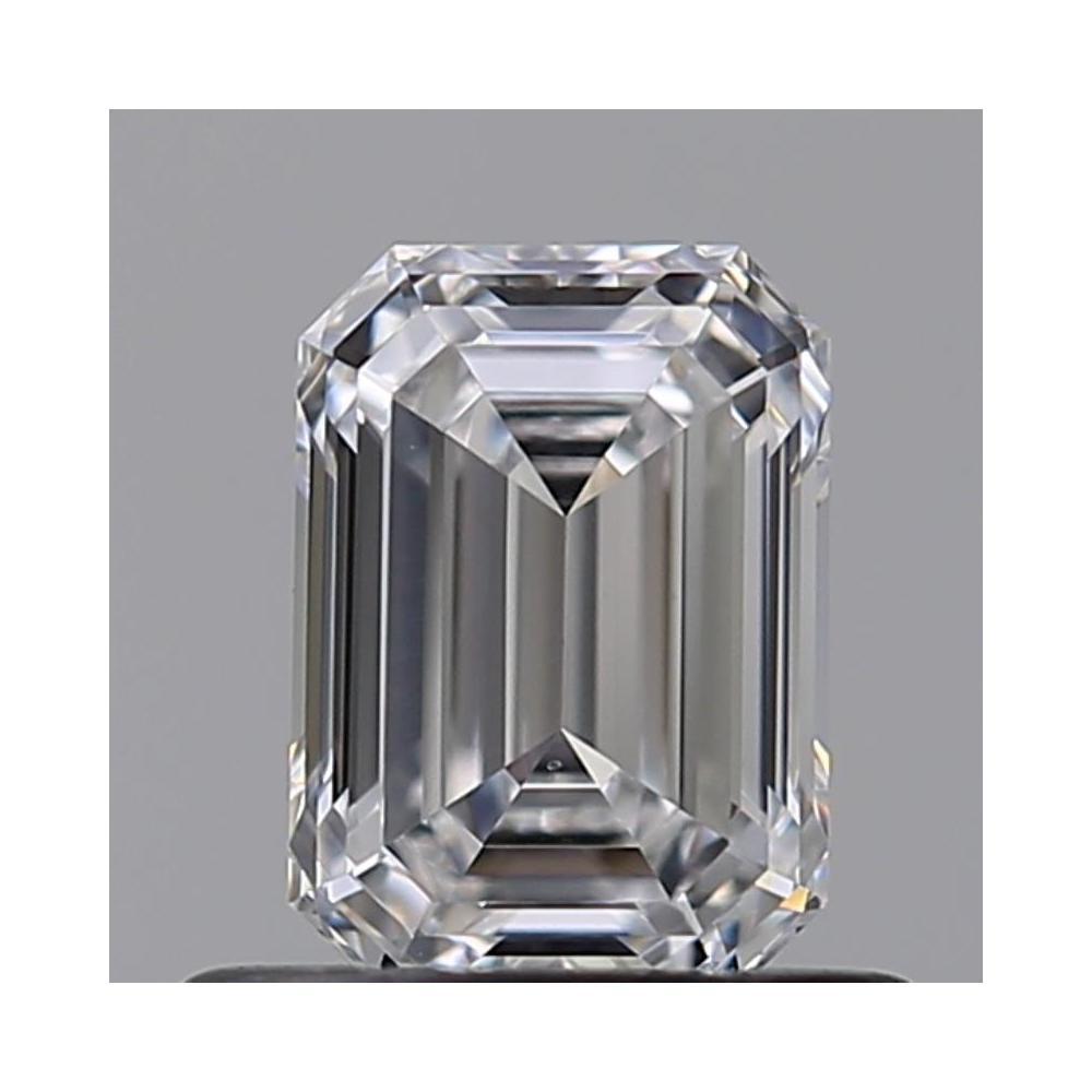 0.60 Carat Emerald Loose Diamond, D, IF, Ideal, GIA Certified | Thumbnail