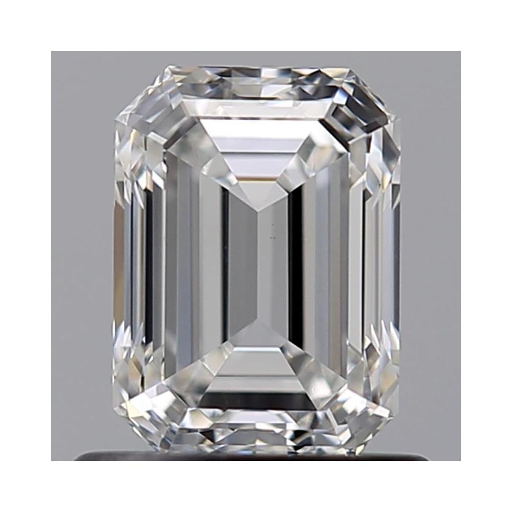 0.80 Carat Emerald Loose Diamond, F, VVS2, Ideal, GIA Certified