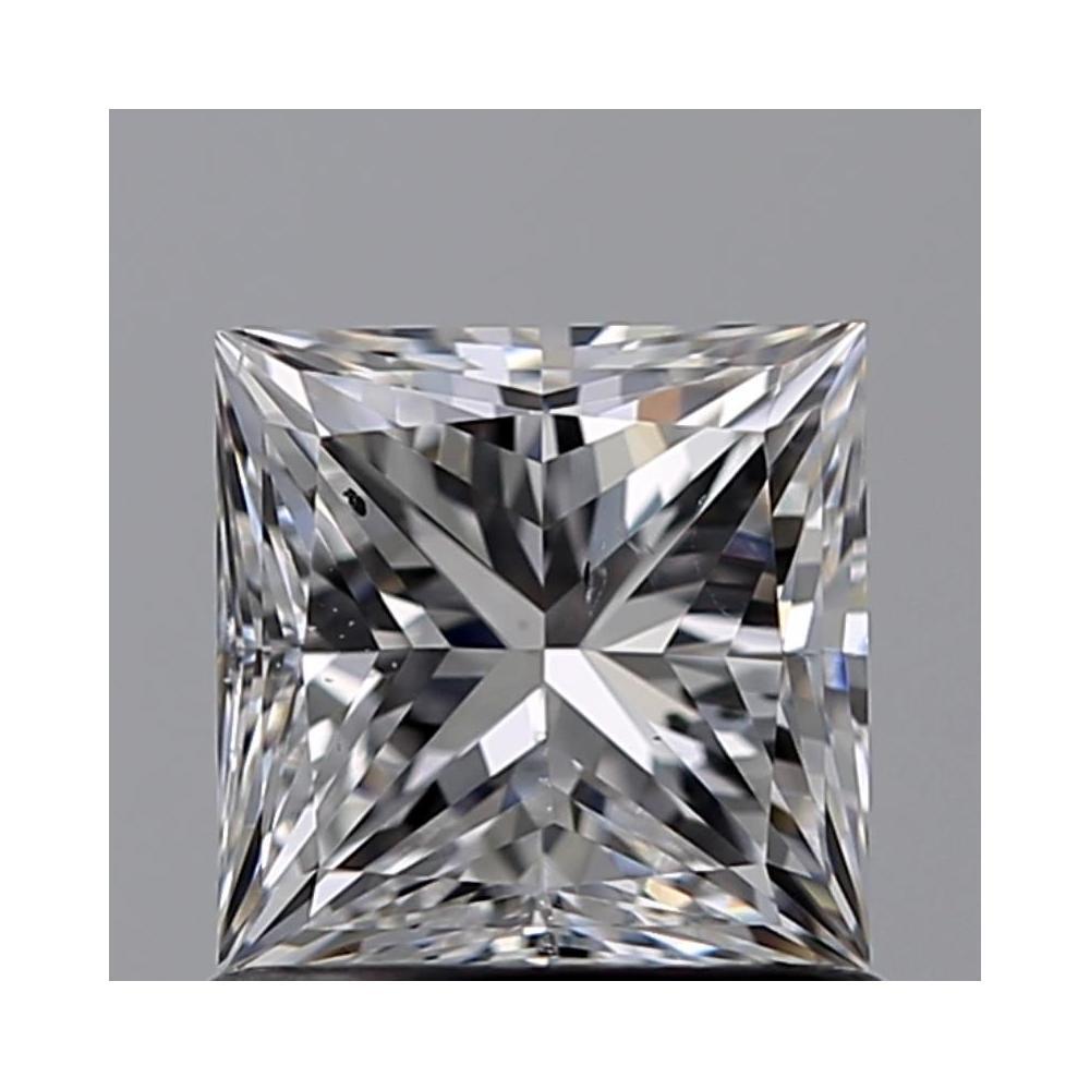 1.00 Carat Princess Loose Diamond, D, SI1, Excellent, GIA Certified | Thumbnail