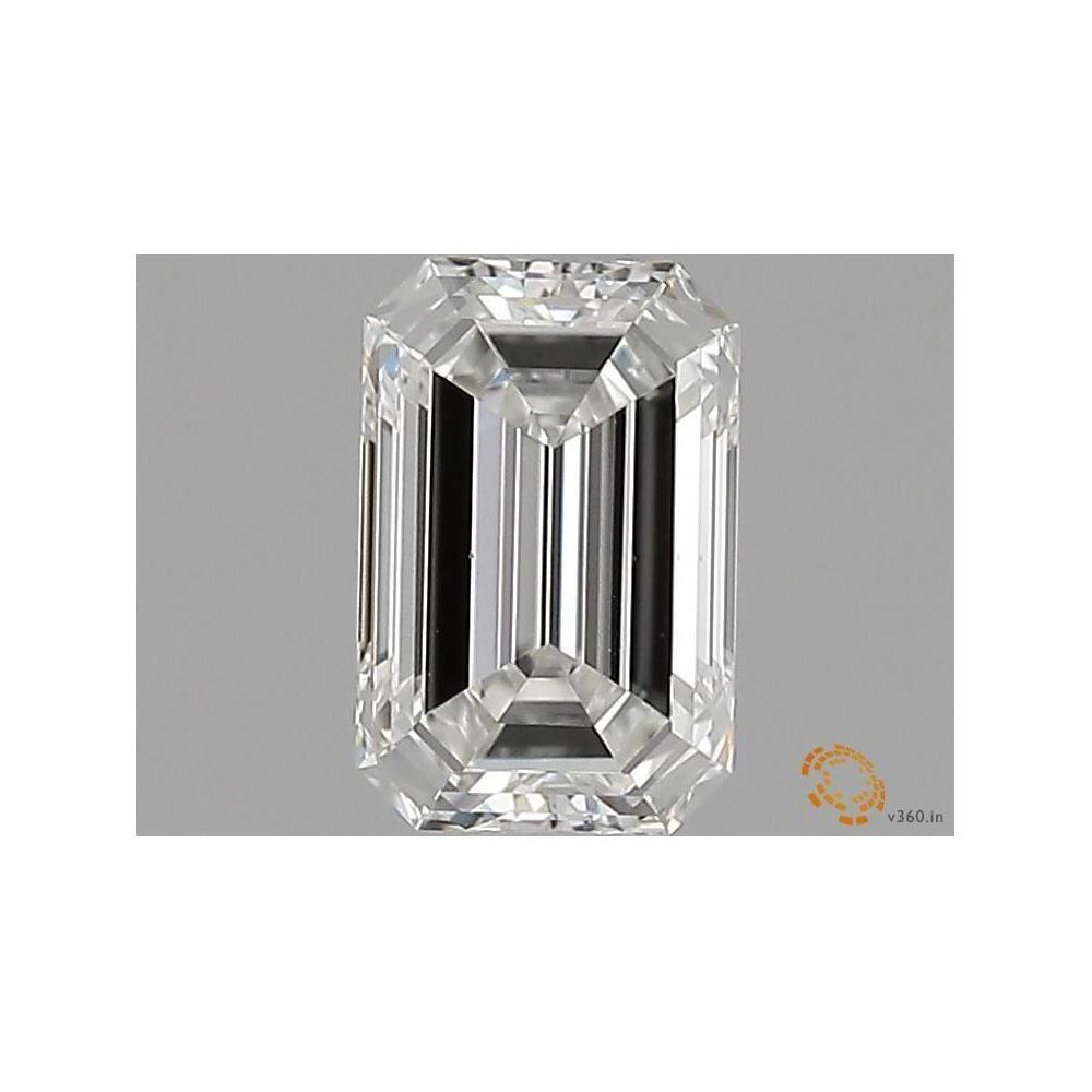 1.02 Carat Emerald Loose Diamond, H, VVS2, Super Ideal, GIA Certified | Thumbnail