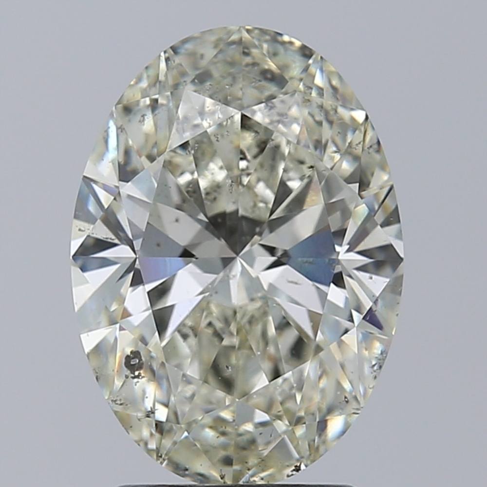 2.30 Carat Oval Loose Diamond, K, SI2, Super Ideal, GIA Certified