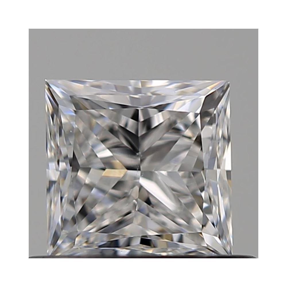 0.51 Carat Princess Loose Diamond, E, VS2, Ideal, GIA Certified | Thumbnail