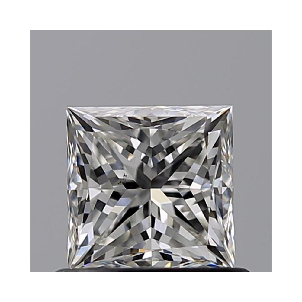 0.70 Carat Princess Loose Diamond, H, VS2, Very Good, GIA Certified | Thumbnail