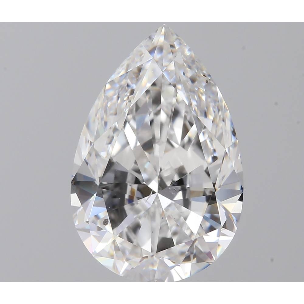 2.01 Carat Pear Loose Diamond, D, SI1, Super Ideal, GIA Certified