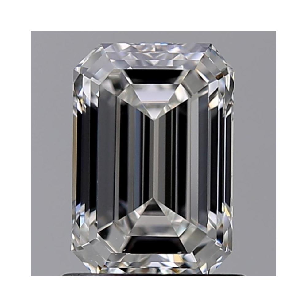 0.99 Carat Emerald Loose Diamond, H, VS2, Super Ideal, GIA Certified