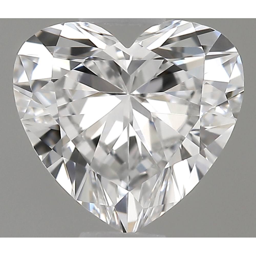 0.40 Carat Heart Loose Diamond, D, VVS1, Ideal, GIA Certified | Thumbnail