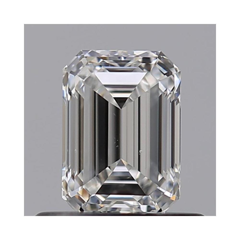 0.51 Carat Emerald Loose Diamond, F, VS2, Super Ideal, GIA Certified