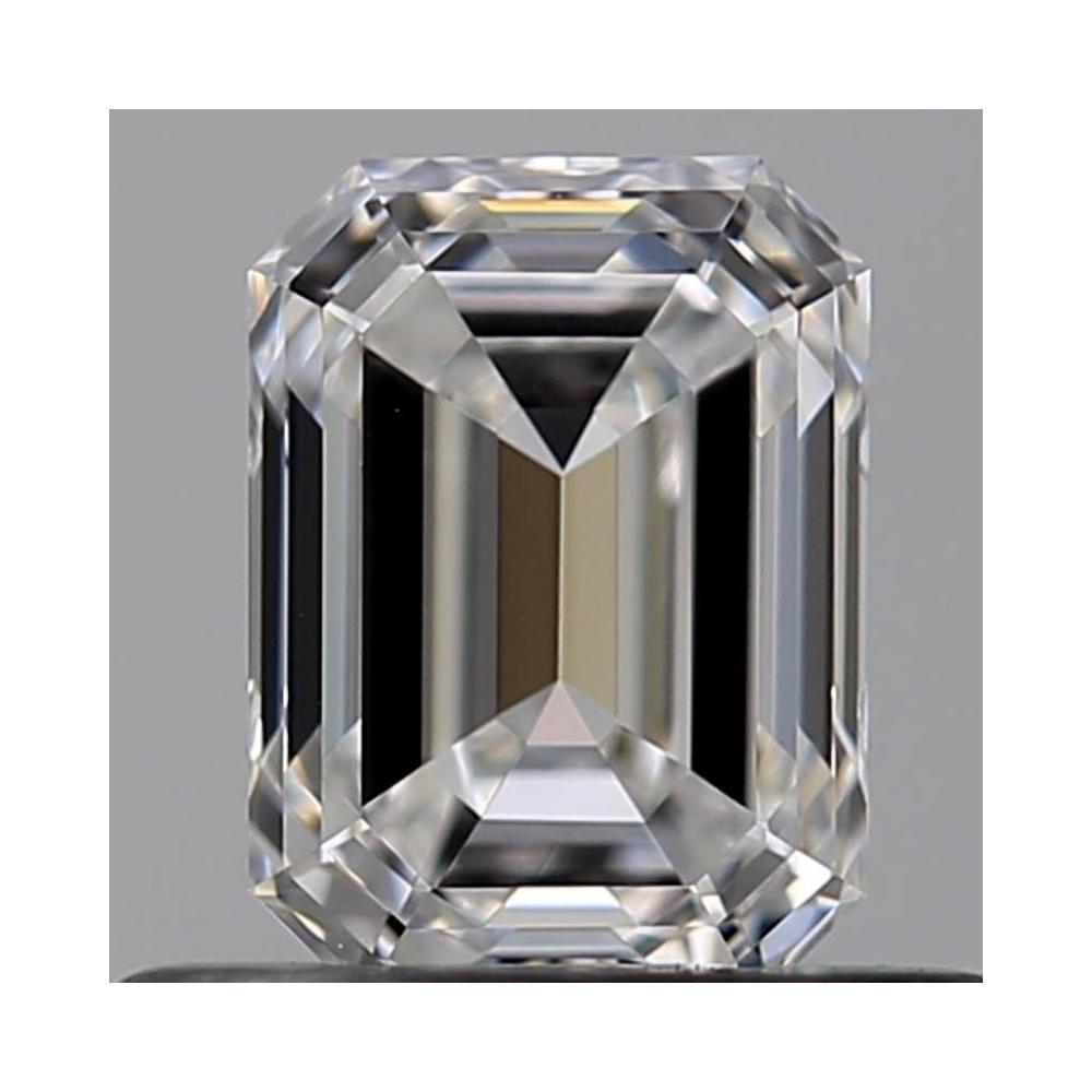 0.51 Carat Emerald Loose Diamond, E, VVS1, Ideal, GIA Certified | Thumbnail