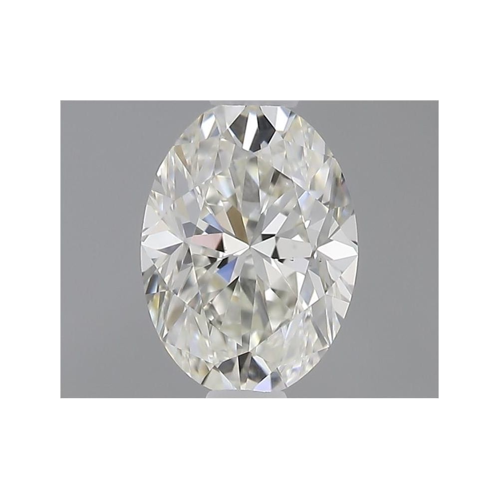 0.40 Carat Oval Loose Diamond, I, VS2, Excellent, GIA Certified | Thumbnail