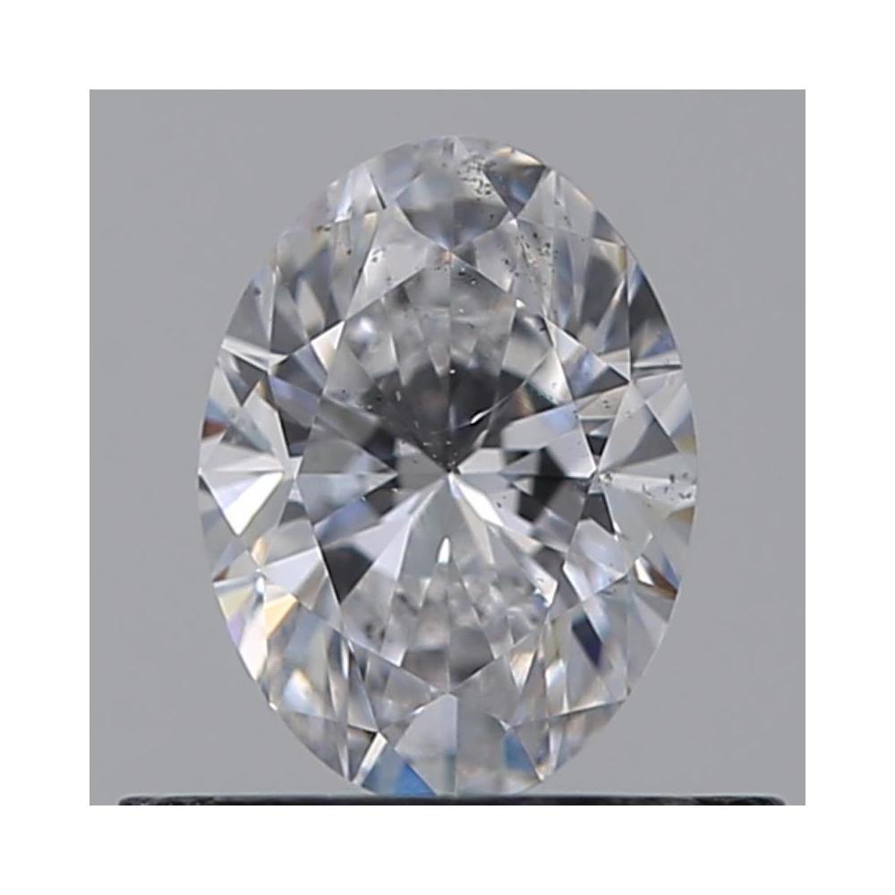 0.50 Carat Oval Loose Diamond, D, SI1, Super Ideal, GIA Certified