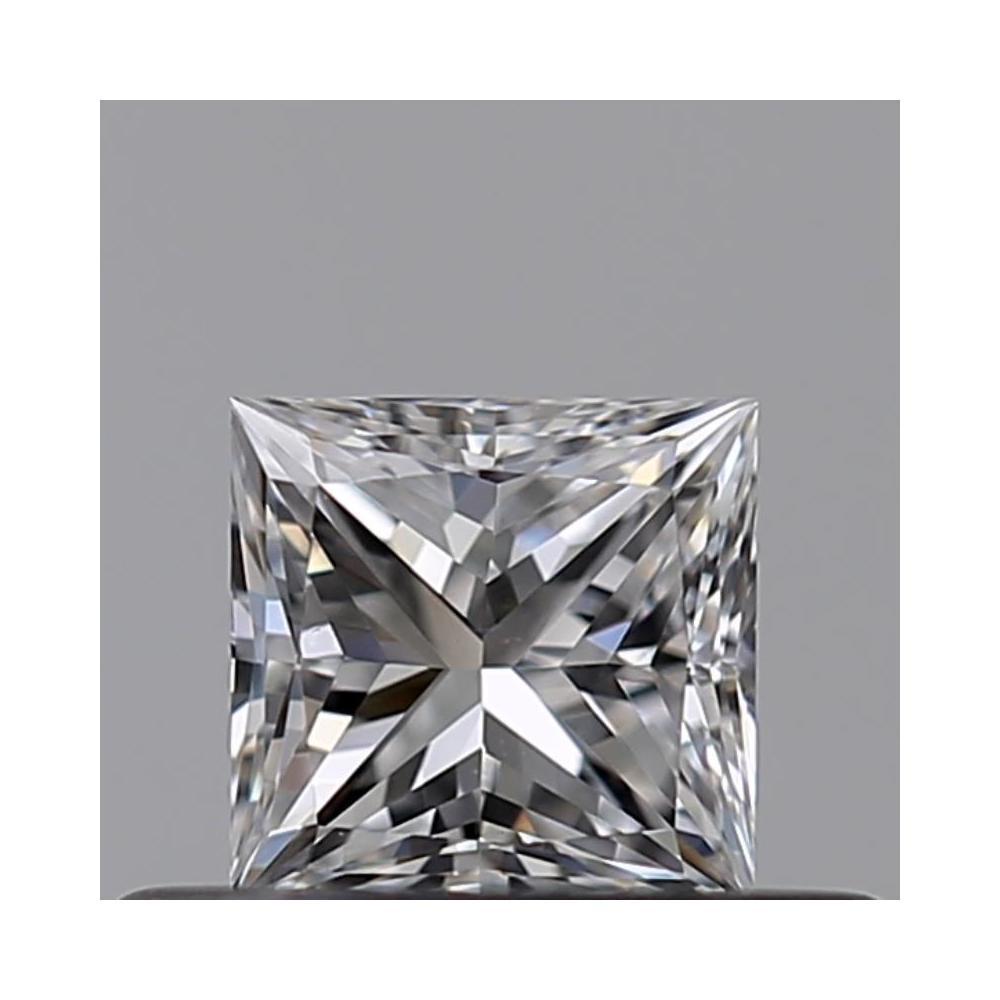 0.30 Carat Princess Loose Diamond, D, VVS2, Ideal, GIA Certified | Thumbnail