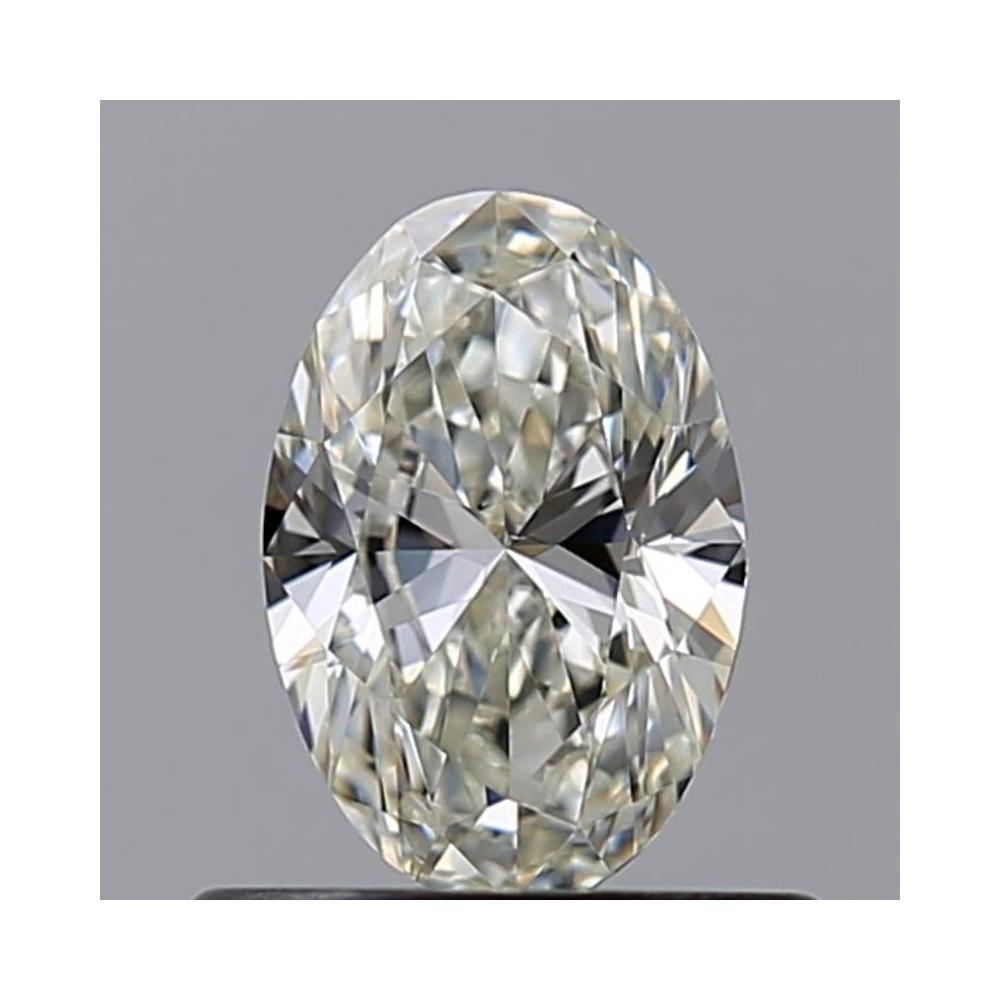 0.51 Carat Oval Loose Diamond, J, VS1, Ideal, GIA Certified