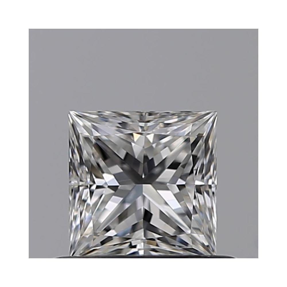 0.51 Carat Princess Loose Diamond, E, VVS1, Ideal, GIA Certified