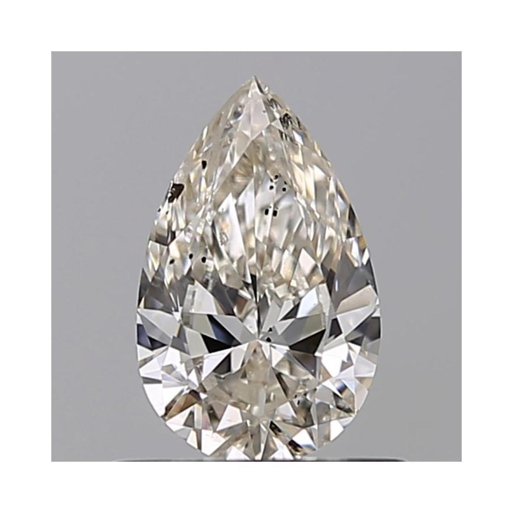 0.50 Carat Pear Loose Diamond, J, SI2, Ideal, GIA Certified