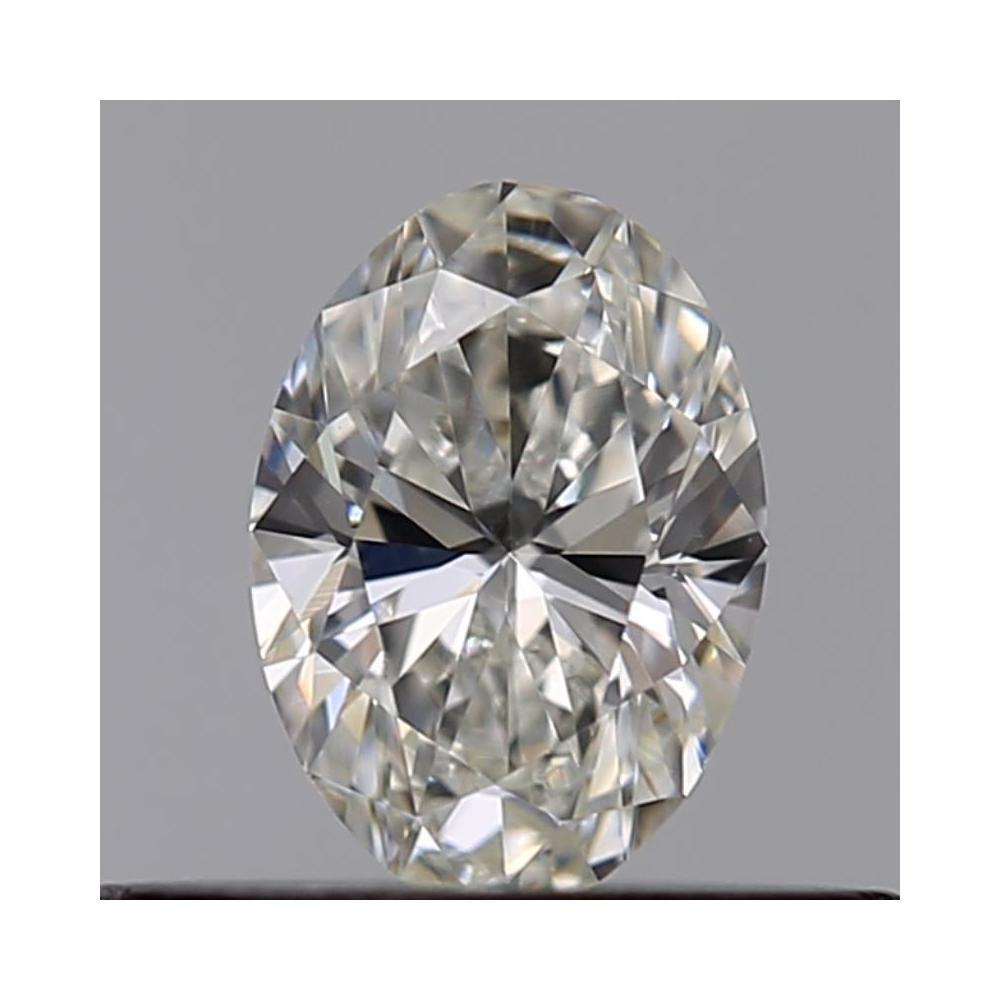 0.32 Carat Oval Loose Diamond, H, VVS1, Excellent, GIA Certified | Thumbnail