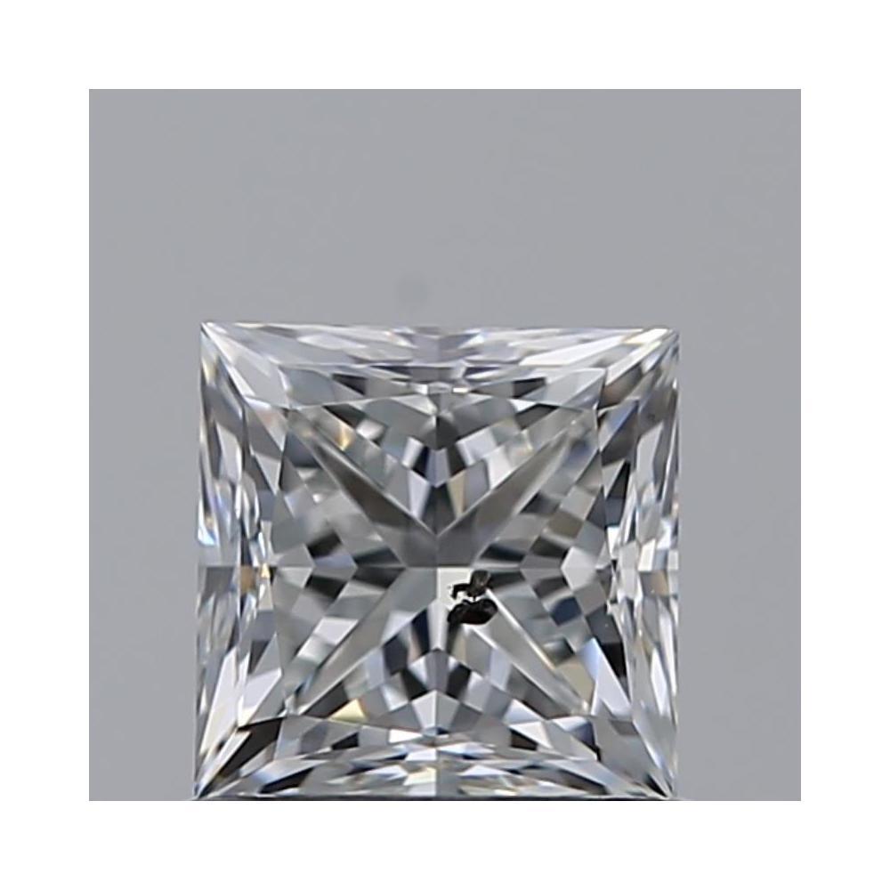 0.90 Carat Princess Loose Diamond, H, I1, Ideal, GIA Certified
