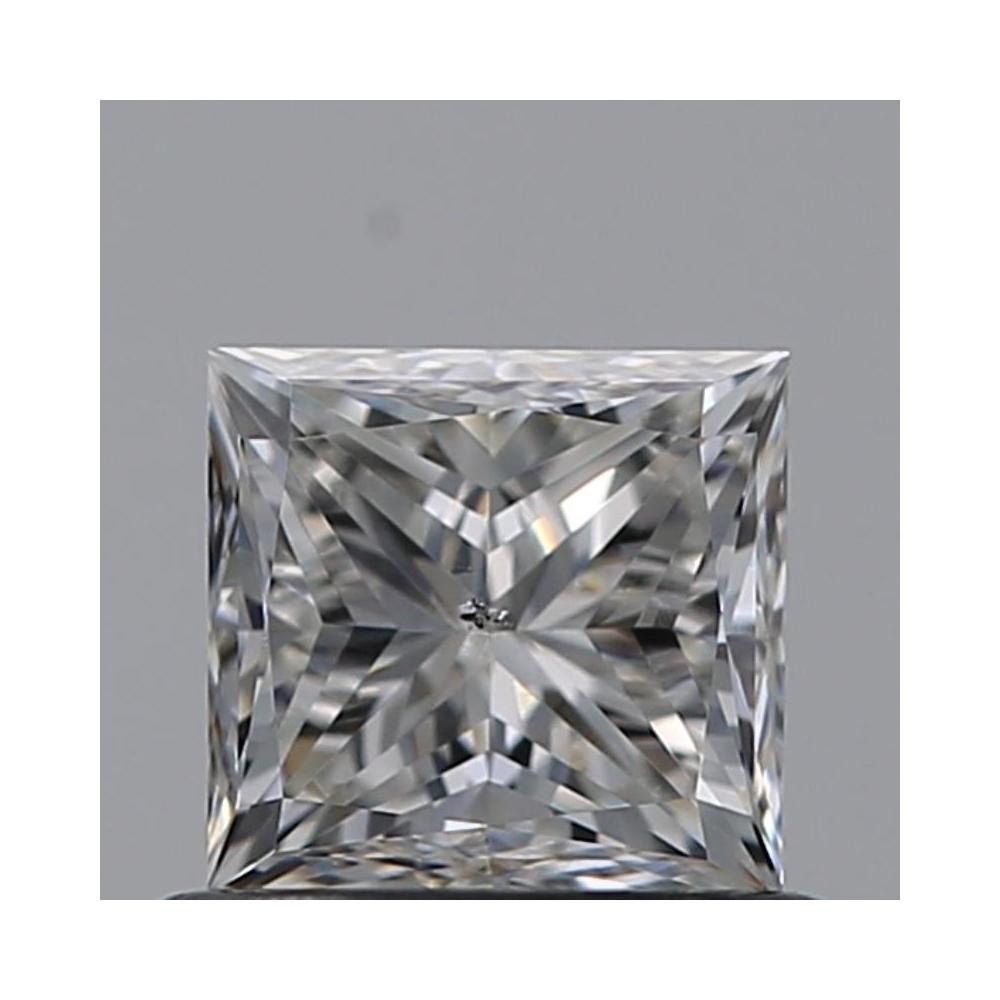 0.66 Carat Princess Loose Diamond, H, SI1, Very Good, GIA Certified