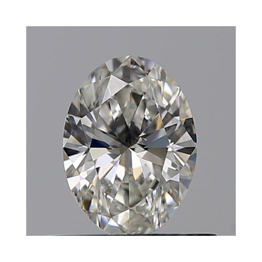 0.54 Carat Oval Loose Diamond, H, VS2, Ideal, GIA Certified