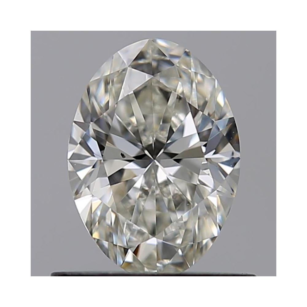 0.70 Carat Oval Loose Diamond, I, VS2, Super Ideal, GIA Certified | Thumbnail
