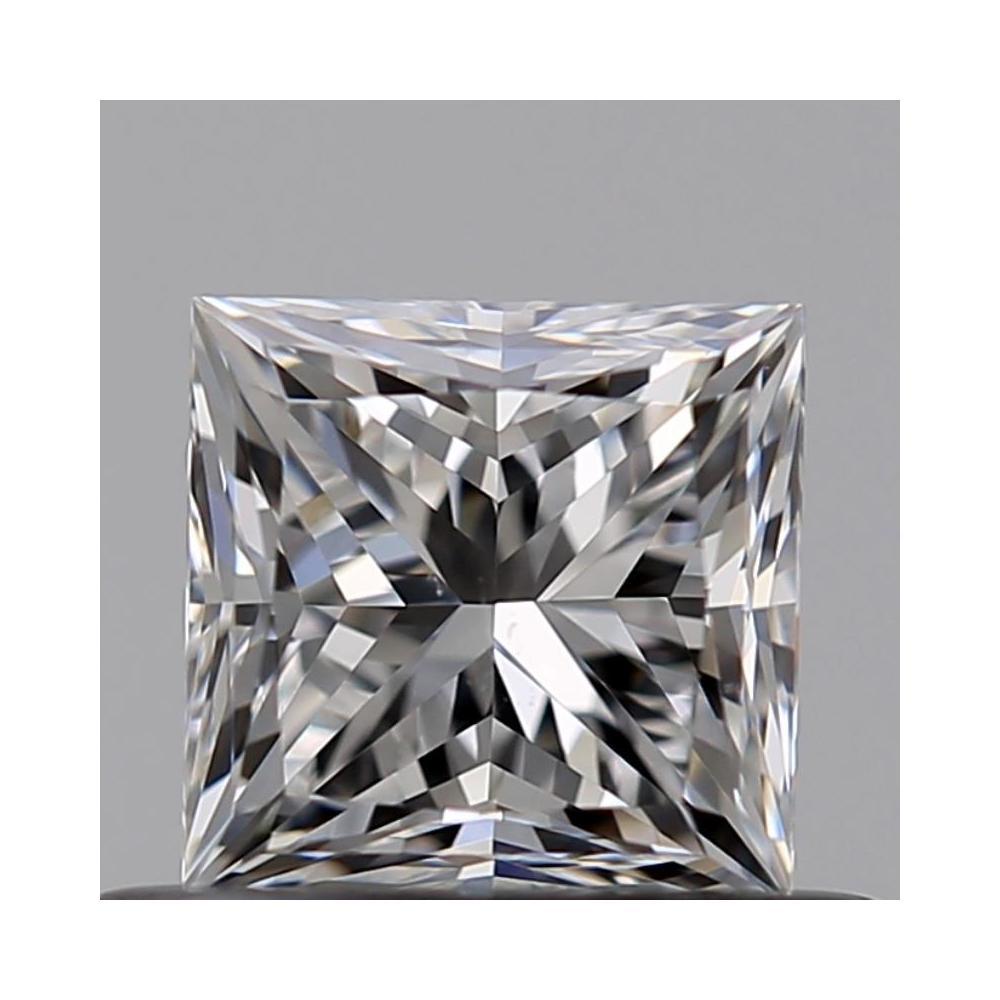 0.50 Carat Princess Loose Diamond, E, VS2, Excellent, GIA Certified