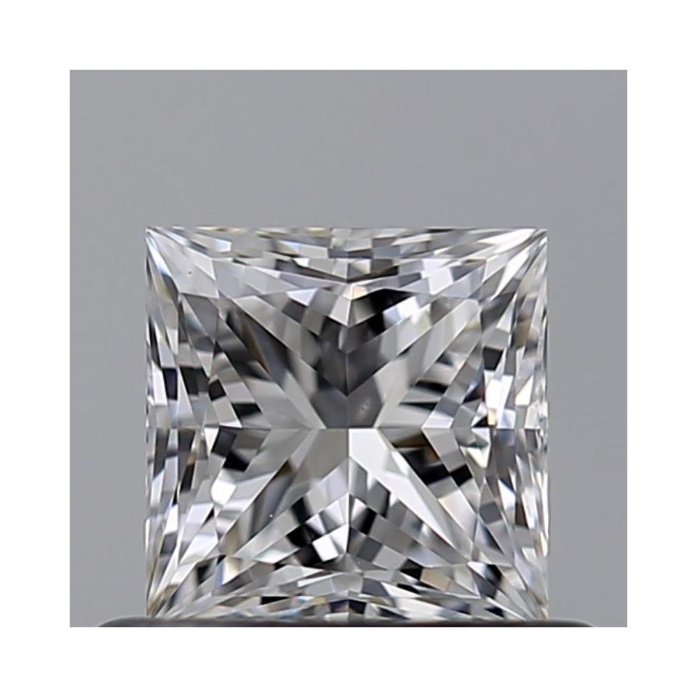 0.52 Carat Princess Loose Diamond, E, VVS2, Ideal, GIA Certified