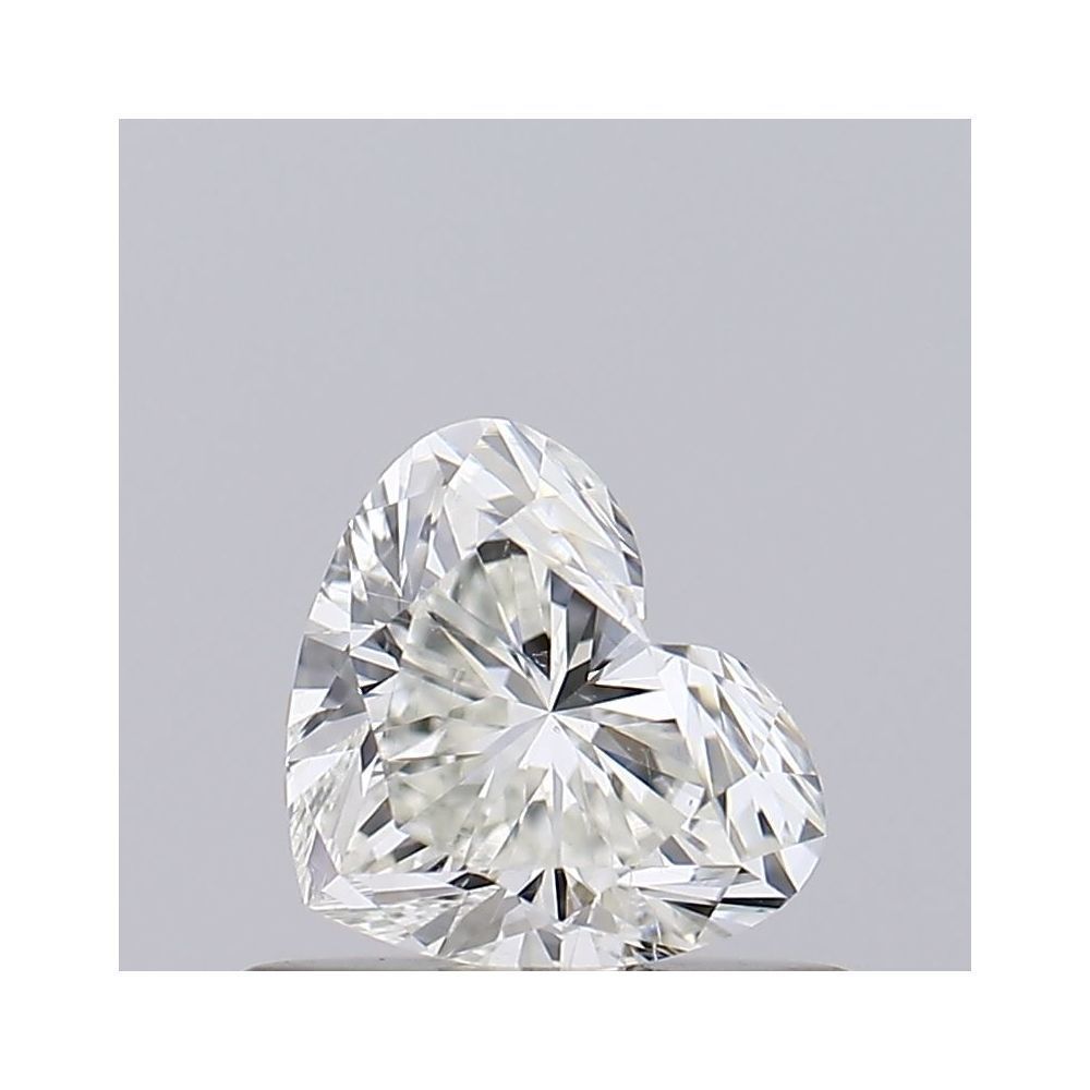 0.46 Carat Heart Loose Diamond, I, SI1, Ideal, GIA Certified