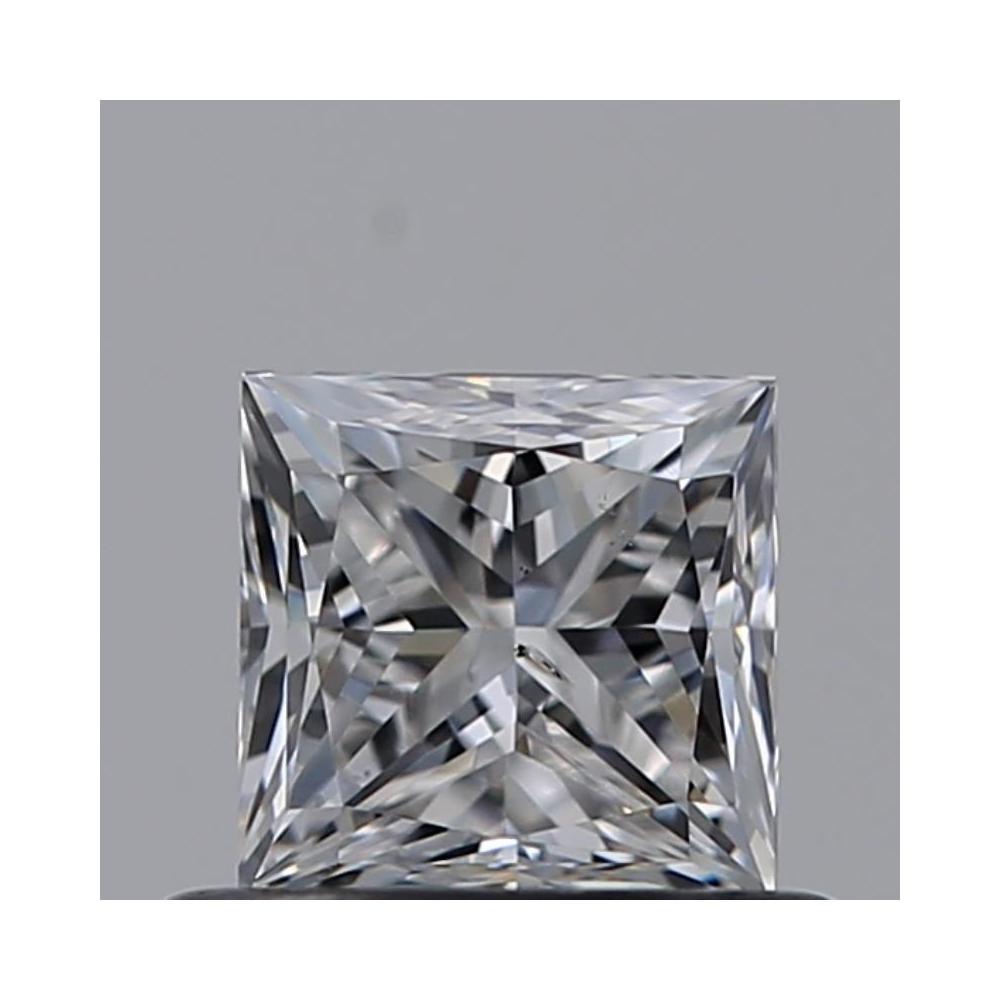 0.55 Carat Princess Loose Diamond, E, SI1, Excellent, GIA Certified | Thumbnail