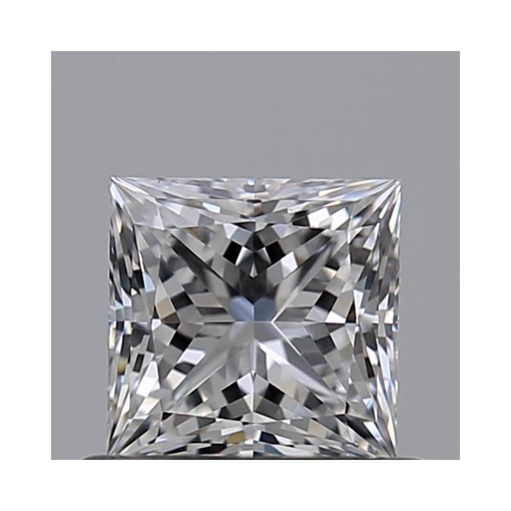 0.53 Carat Princess Loose Diamond, E, VS1, Super Ideal, GIA Certified