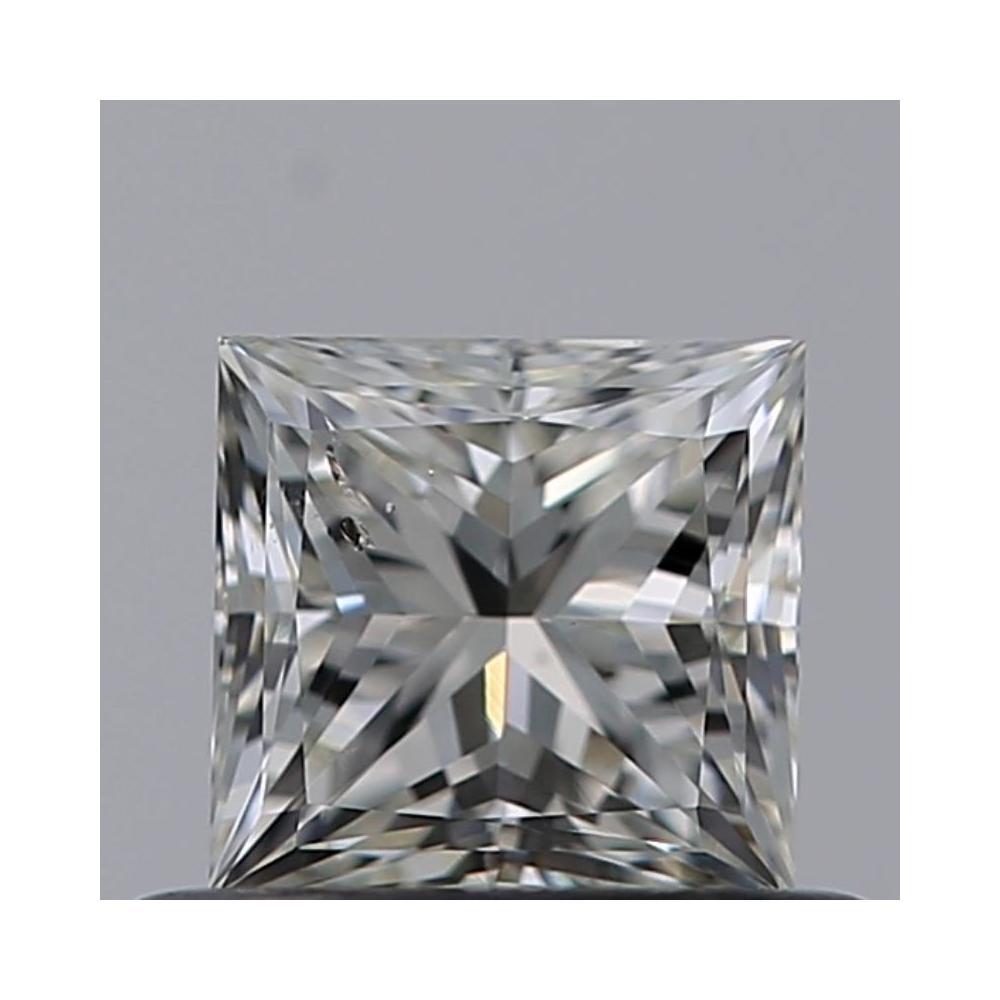 0.50 Carat Princess Loose Diamond, J, SI1, Excellent, GIA Certified | Thumbnail