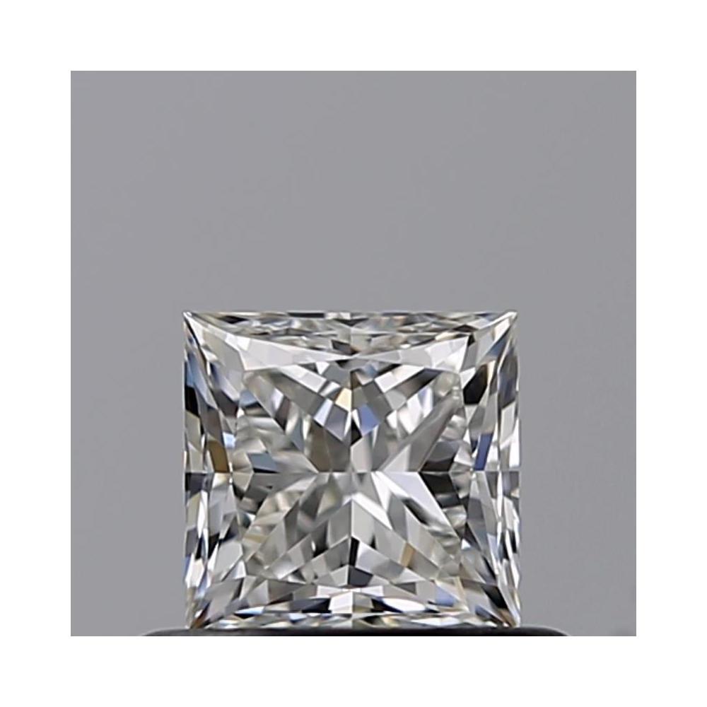 0.50 Carat Princess Loose Diamond, H, VVS2, Ideal, GIA Certified