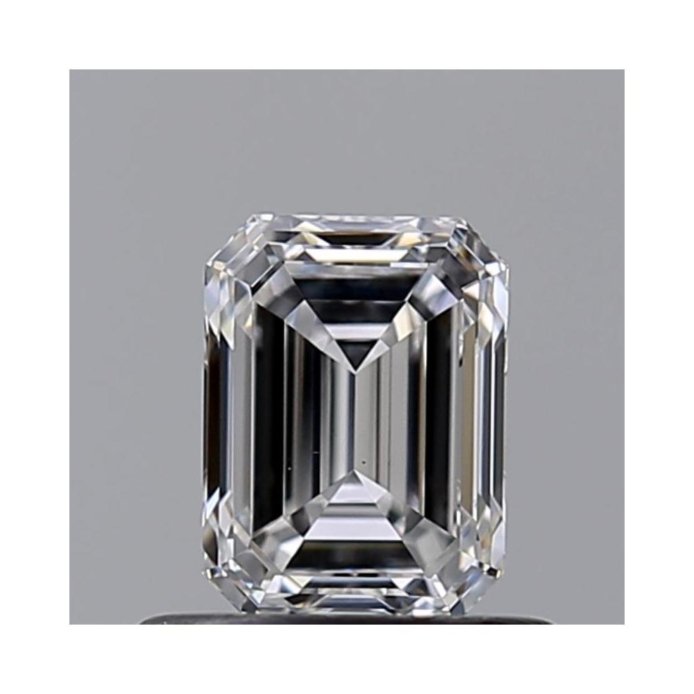 0.62 Carat Emerald Loose Diamond, E, VS1, Ideal, GIA Certified | Thumbnail