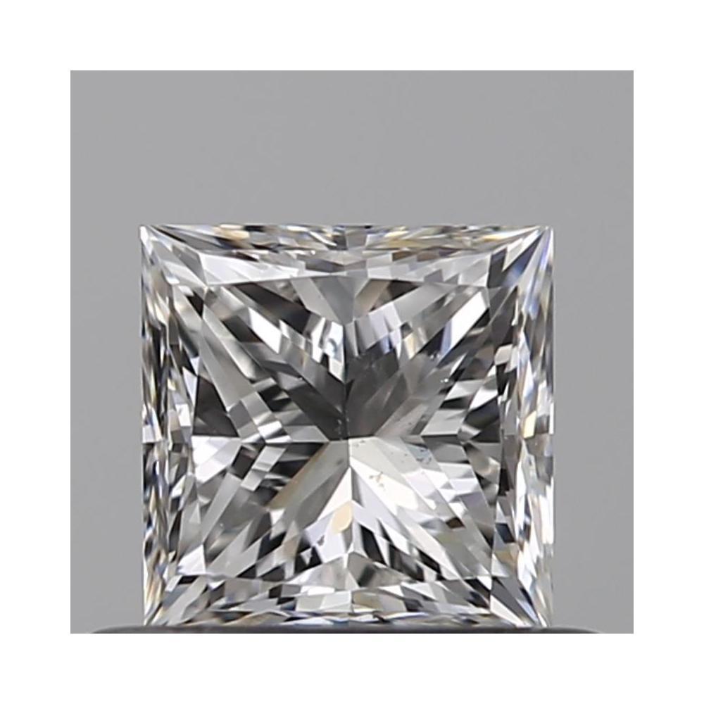 0.50 Carat Princess Loose Diamond, G, VS2, Very Good, GIA Certified | Thumbnail