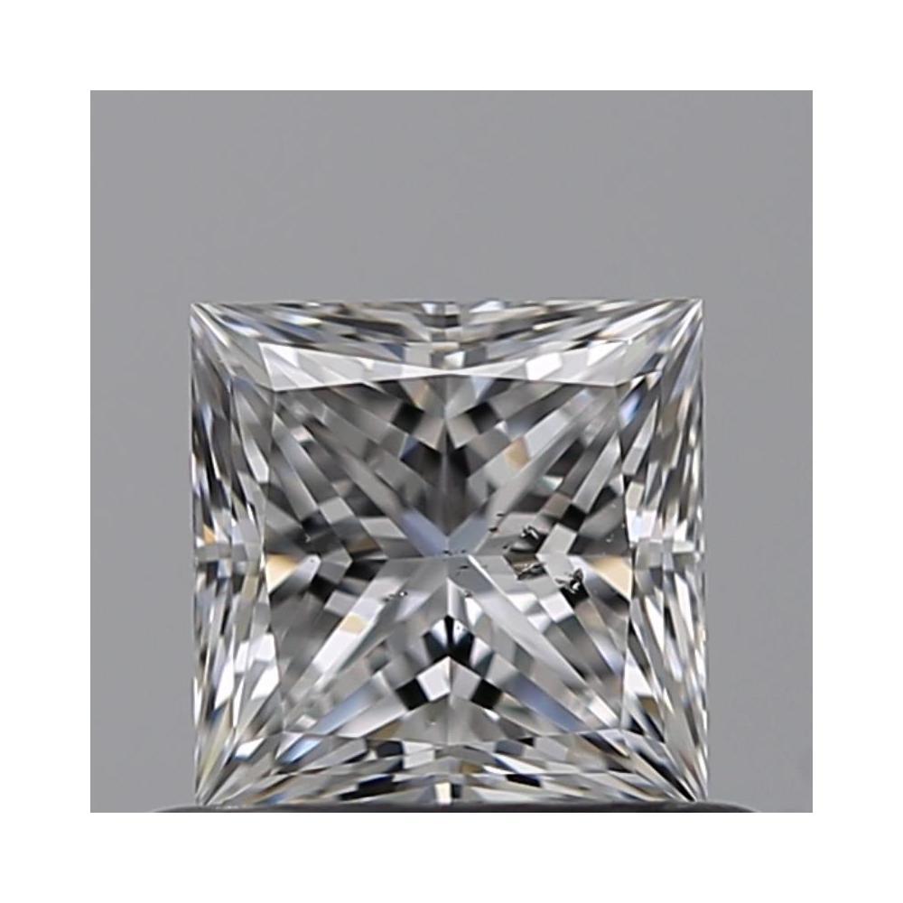 0.61 Carat Princess Loose Diamond, D, SI1, Super Ideal, GIA Certified | Thumbnail