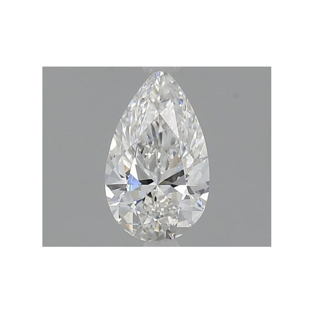 0.51 Carat Pear Loose Diamond, F, VS2, Ideal, GIA Certified | Thumbnail