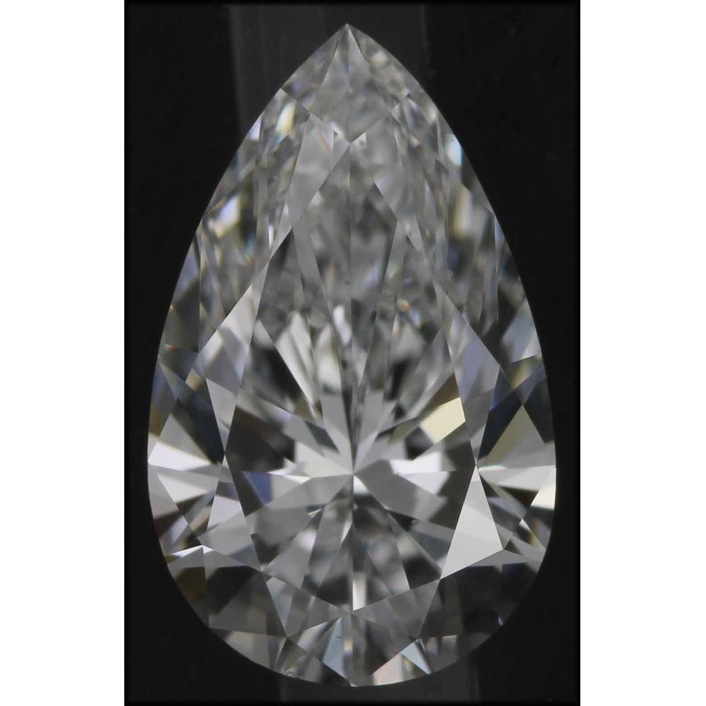 0.62 Carat Pear Loose Diamond, D, VS2, Super Ideal, GIA Certified | Thumbnail