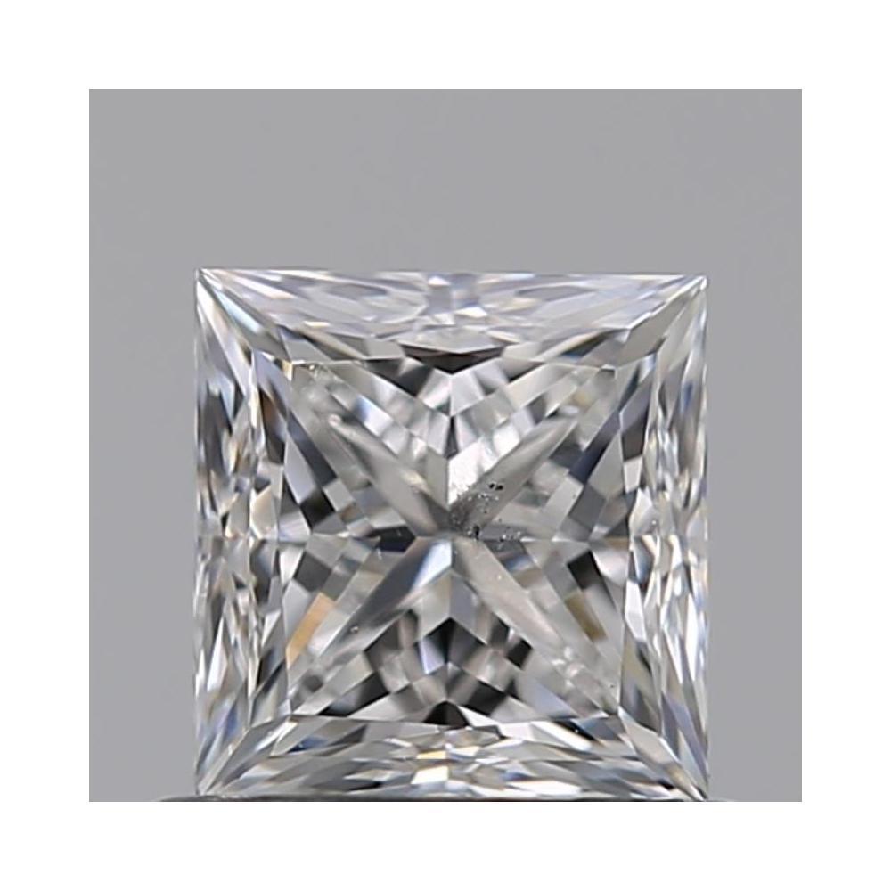 0.70 Carat Princess Loose Diamond, F, SI1, Very Good, GIA Certified | Thumbnail