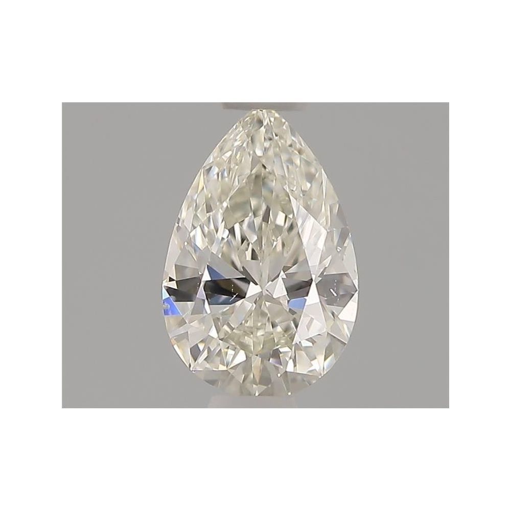 0.52 Carat Pear Loose Diamond, J, VS1, Ideal, GIA Certified | Thumbnail
