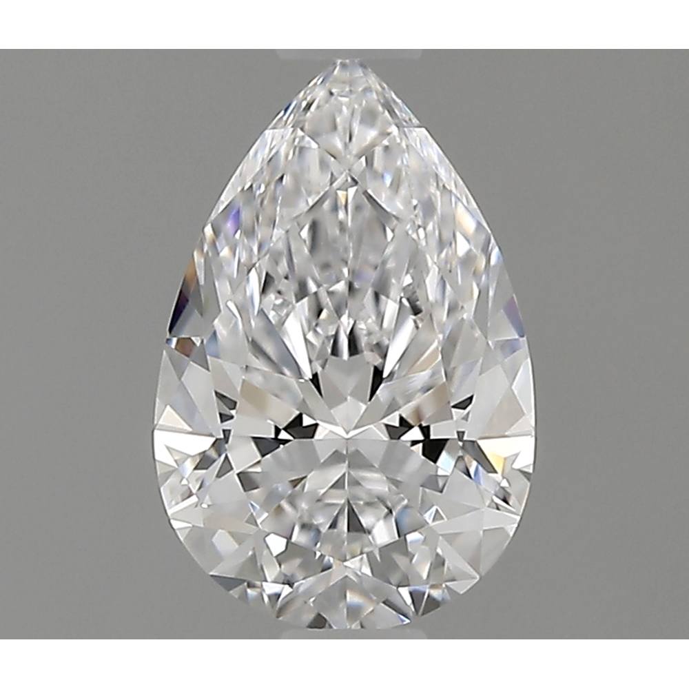 0.76 Carat Pear Loose Diamond, D, VVS1, Ideal, GIA Certified | Thumbnail