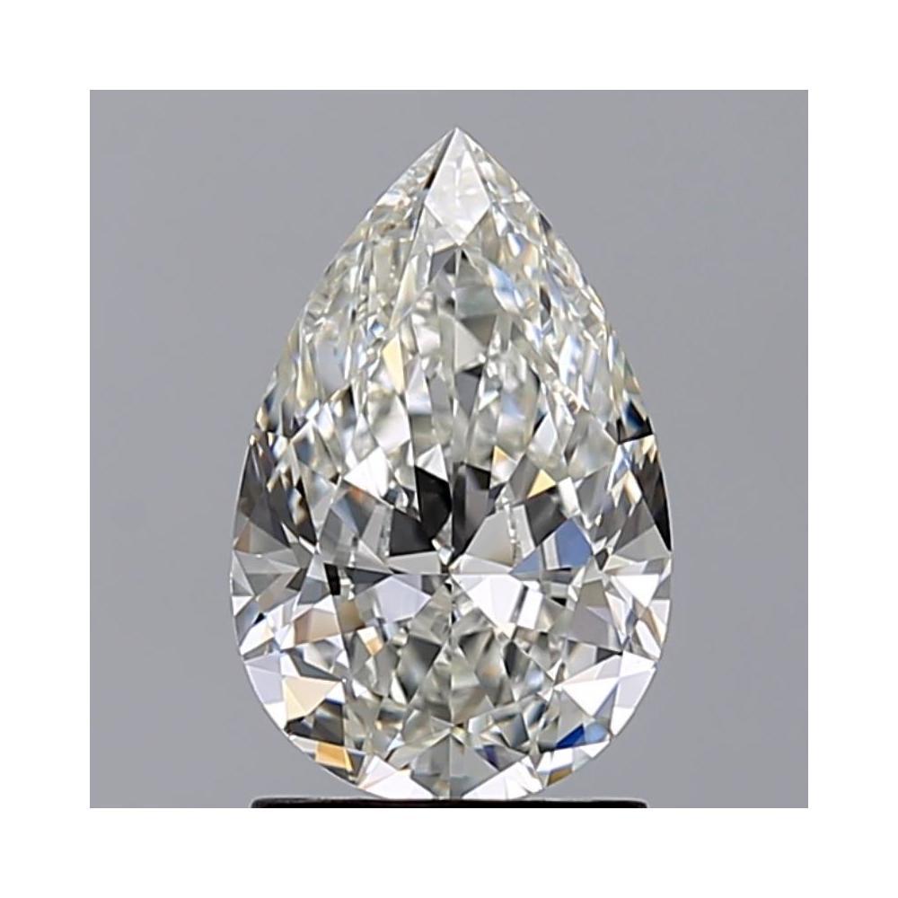 1.61 Carat Pear Loose Diamond, H, IF, Super Ideal, GIA Certified