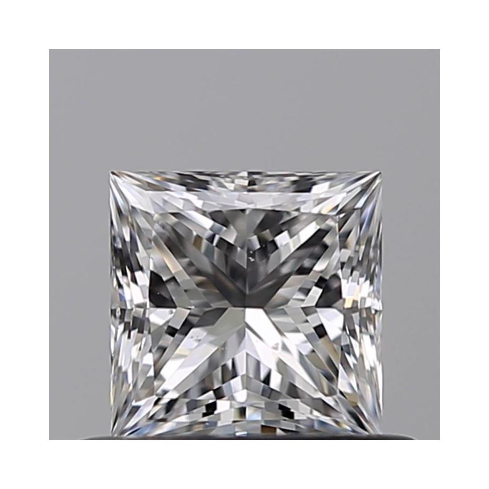 0.50 Carat Princess Loose Diamond, D, VS1, Ideal, GIA Certified | Thumbnail